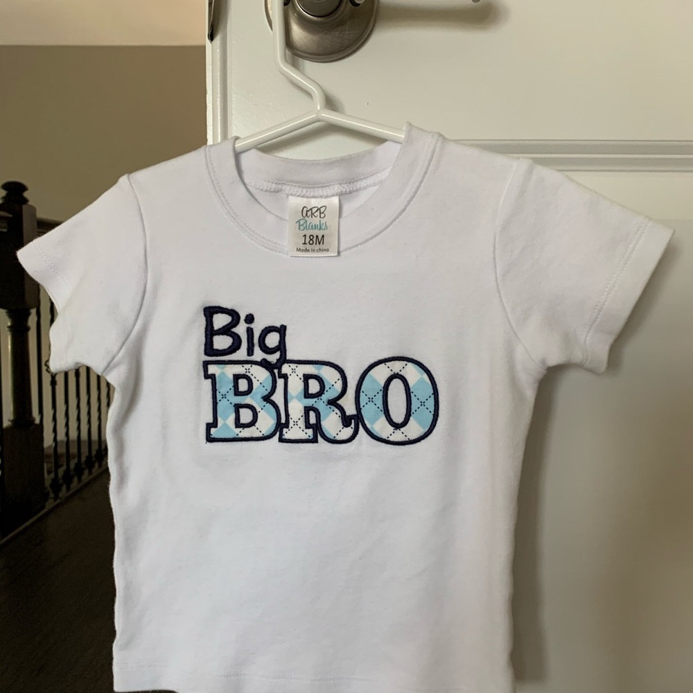 Big Brother shirt 18M